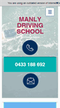 Mobile Screenshot of manlydrivingschool.com.au